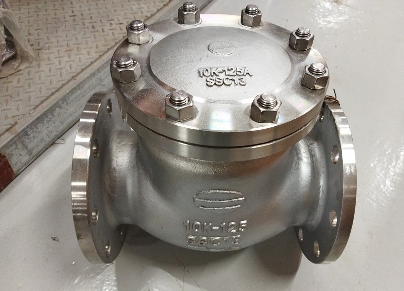 Van một chiều l&aacute; lật Inox 304