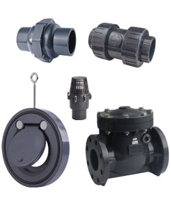 Van một chiều nhựa PP