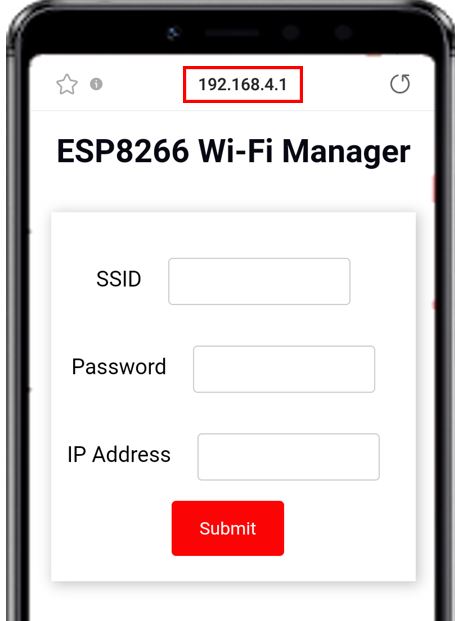 Trang web Trình quản lý Wi-Fi ESP8266