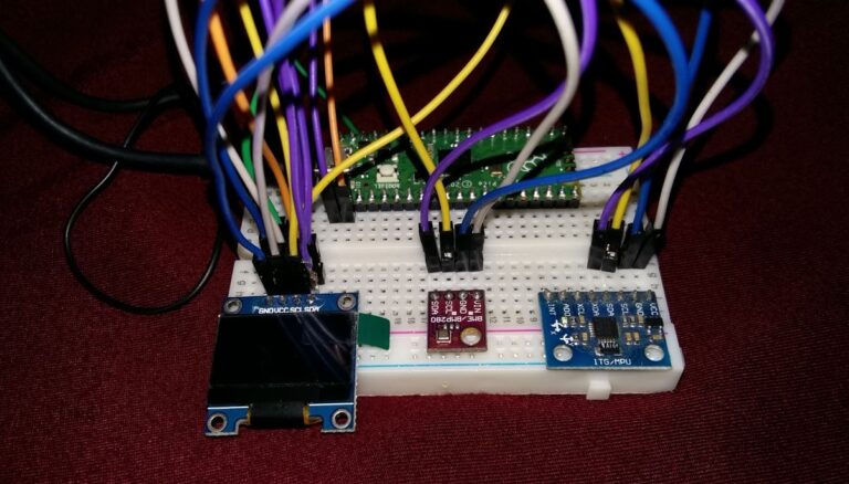 Raspberry Pi Pico với OLED, BME280 và MPU6050