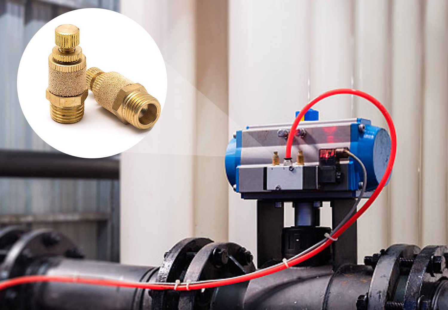 Tại sao giảm thanh khí nén lại tiêu được âm thanh?