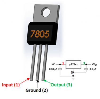 IC điều chỉnh điện áp 7805