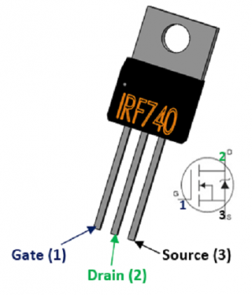 IRF740 - Mosfet công suất kênh N