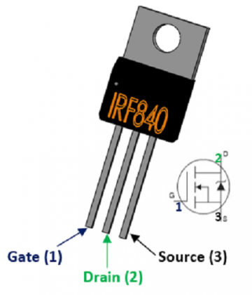 IRF840 - Mosfet công suất kênh N