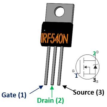 [Tìm hiểu] MOSFET kênh N IRF540N 