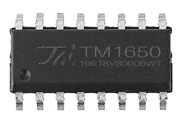 TM1650 - IC điều khiển LED với quét bàn phím ASIC