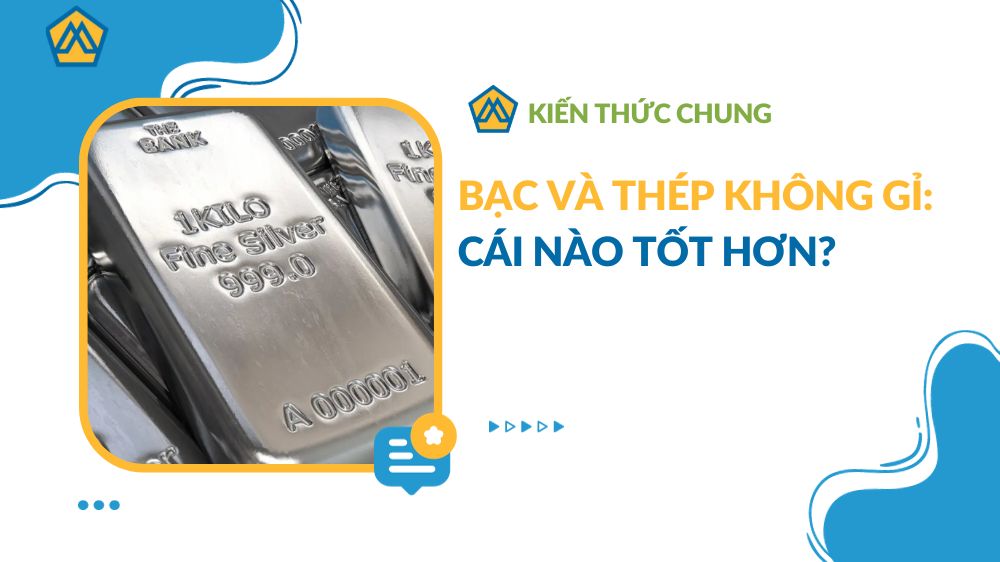 Bạc và thép không gỉ: Cái nào tốt hơn?