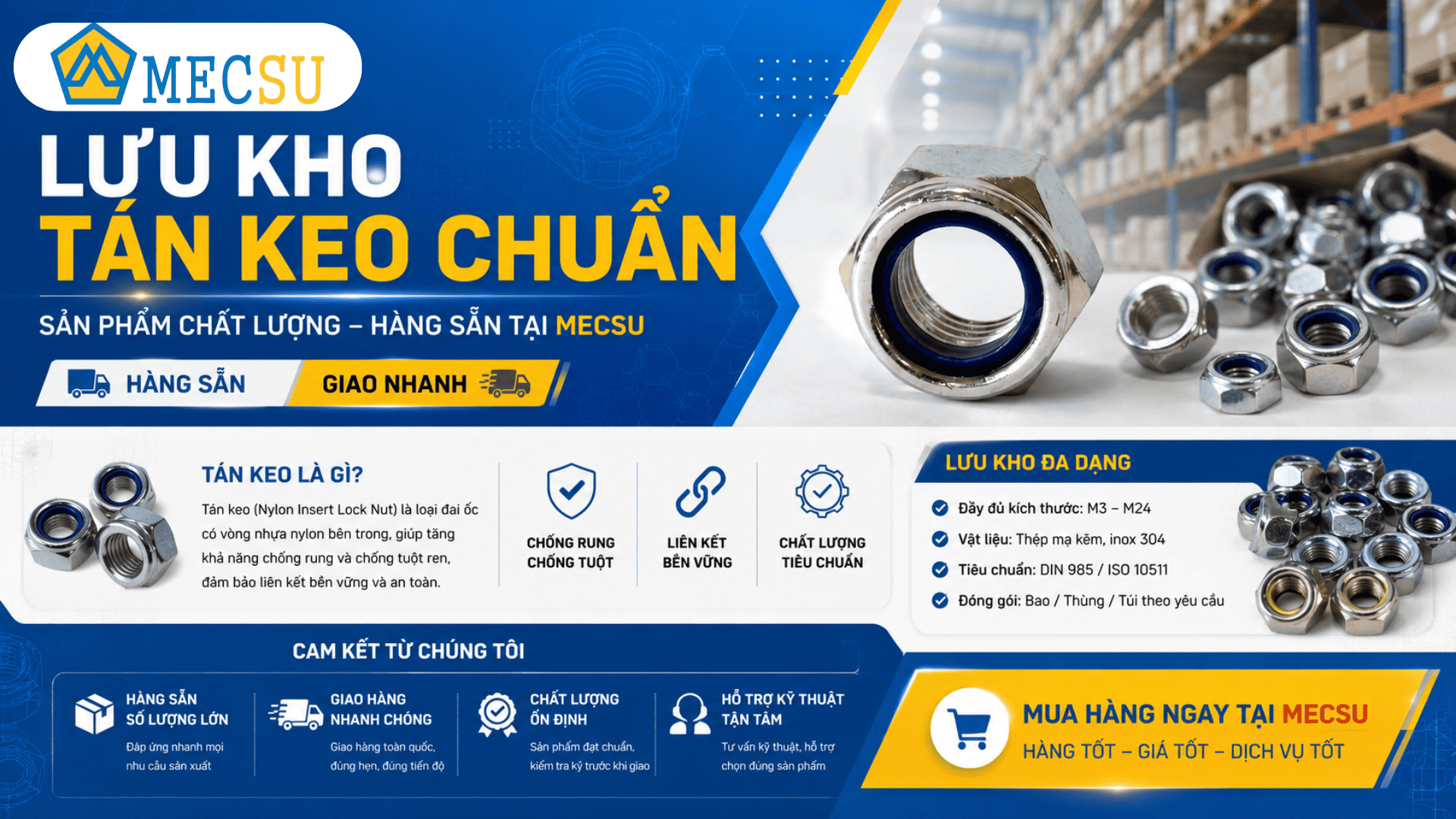 Đội KT Mecsu: 3 Sai Lầm Lưu Kho Tán Keo
