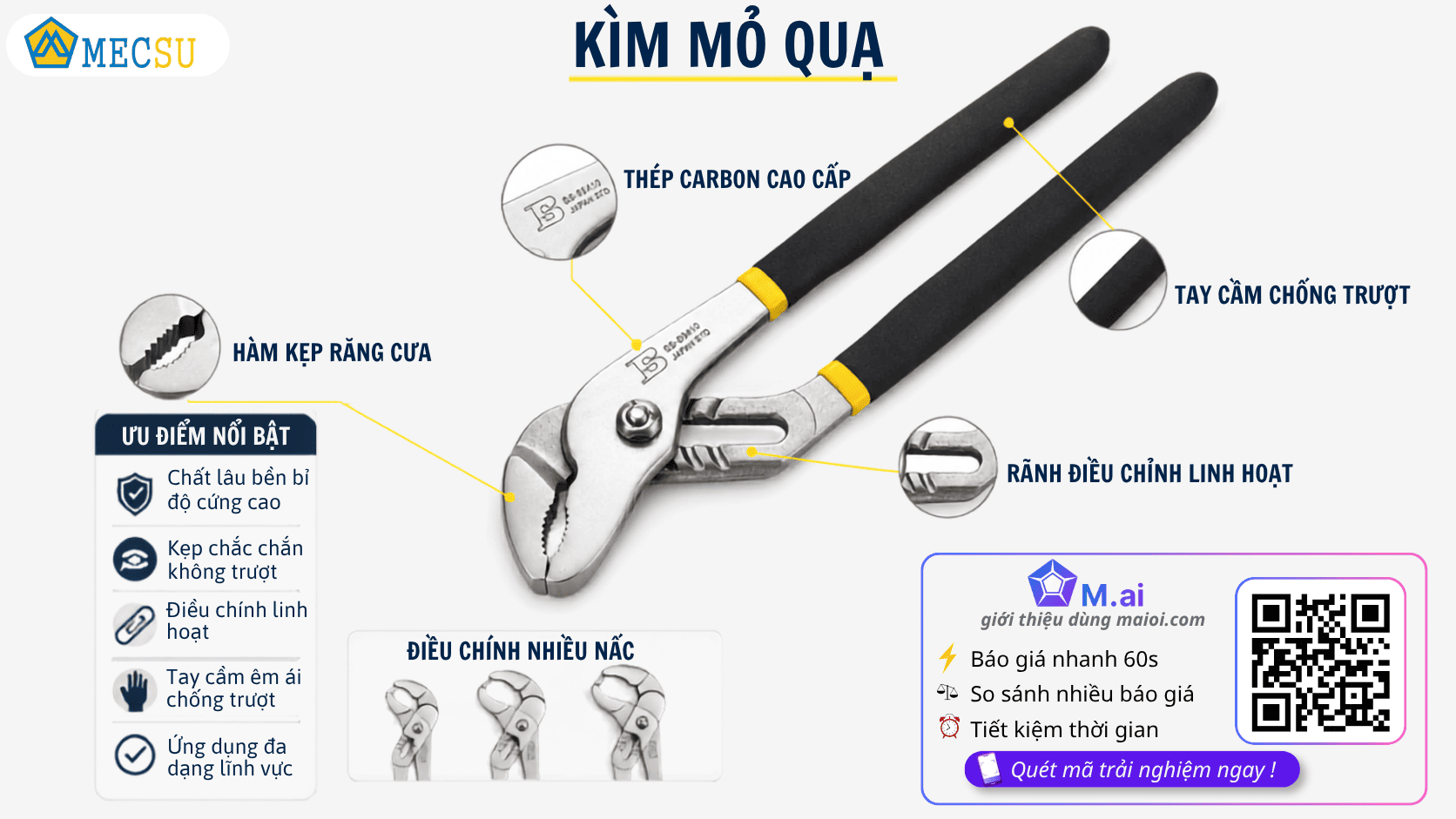 Kìm Mỏ Quạ Là Gì? Công Dụng Và Cách Chọn Đúng