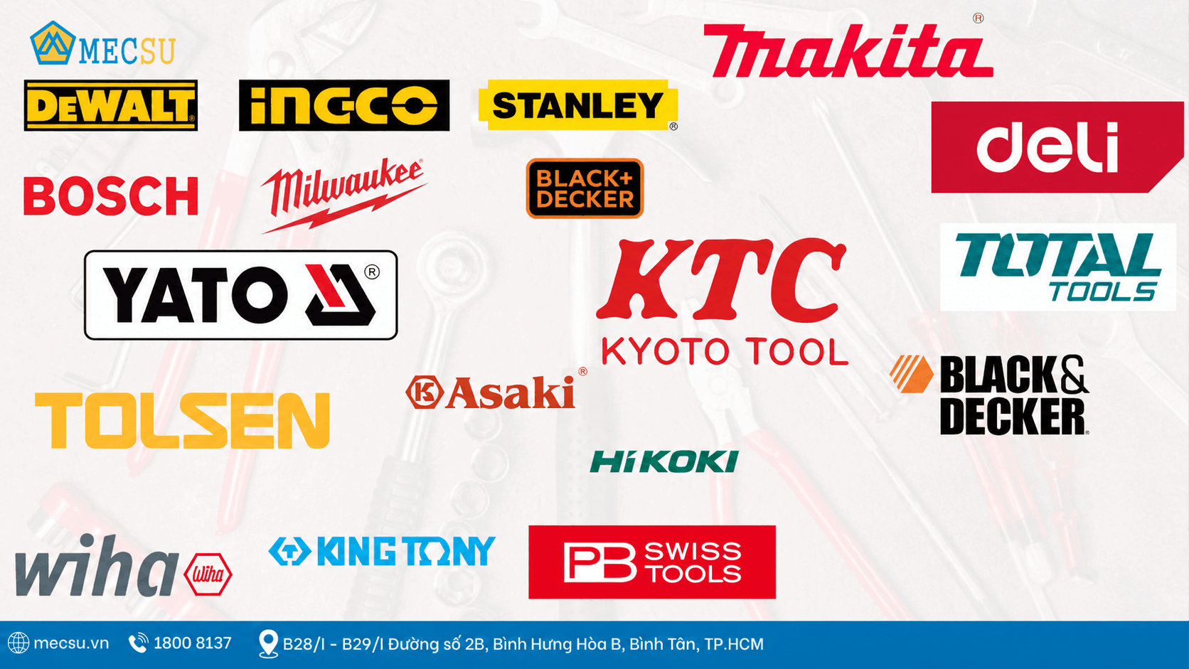 Những Thương Hiệu Dụng Cụ Cầm Tay Uy Tín Nhất