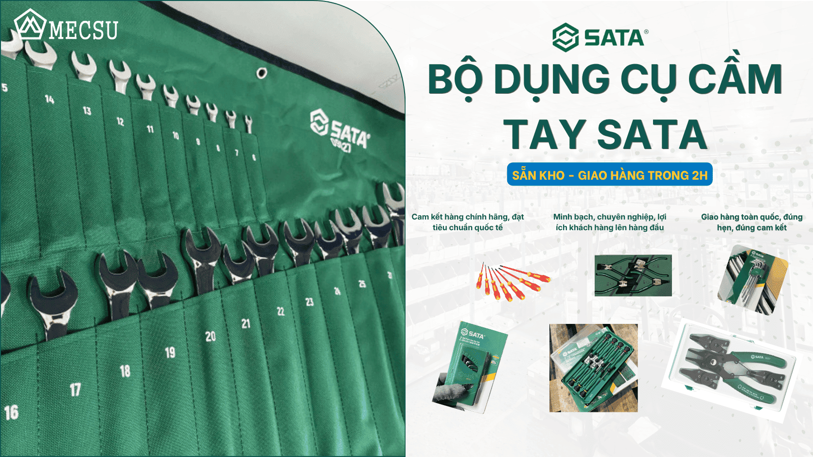 Bộ Dụng Cụ SATA Chính Hãng - Giải Pháp Chuyên Nghiệp Cho Nhà Máy & Xưởng Cơ Khí
